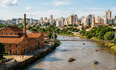 A cidade apelidada de “Noiva da Colina” mistura vida cultural intensa e um campus universitário de estética europeia