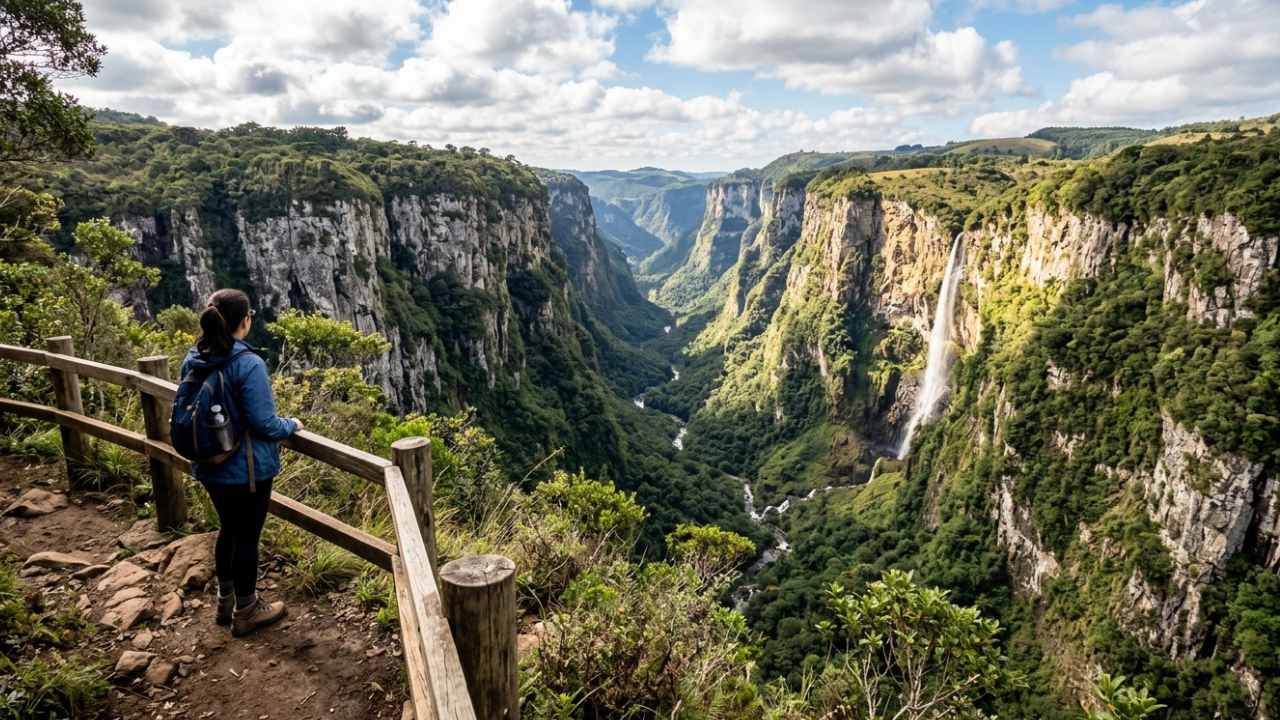 Com mais de 1.000 metros de altitude, a “Terra dos Cânions” se destaca como um dos destinos mais espetaculares para aventura na serra
