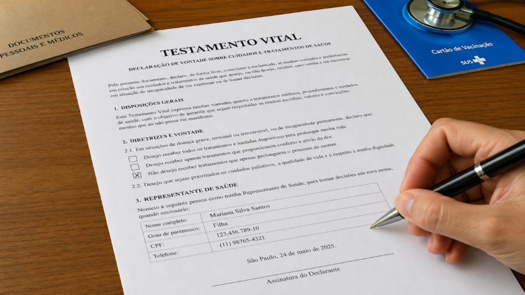 O documento de saúde que quase ninguém faz e pode poupar sua família de decisões dolorosas