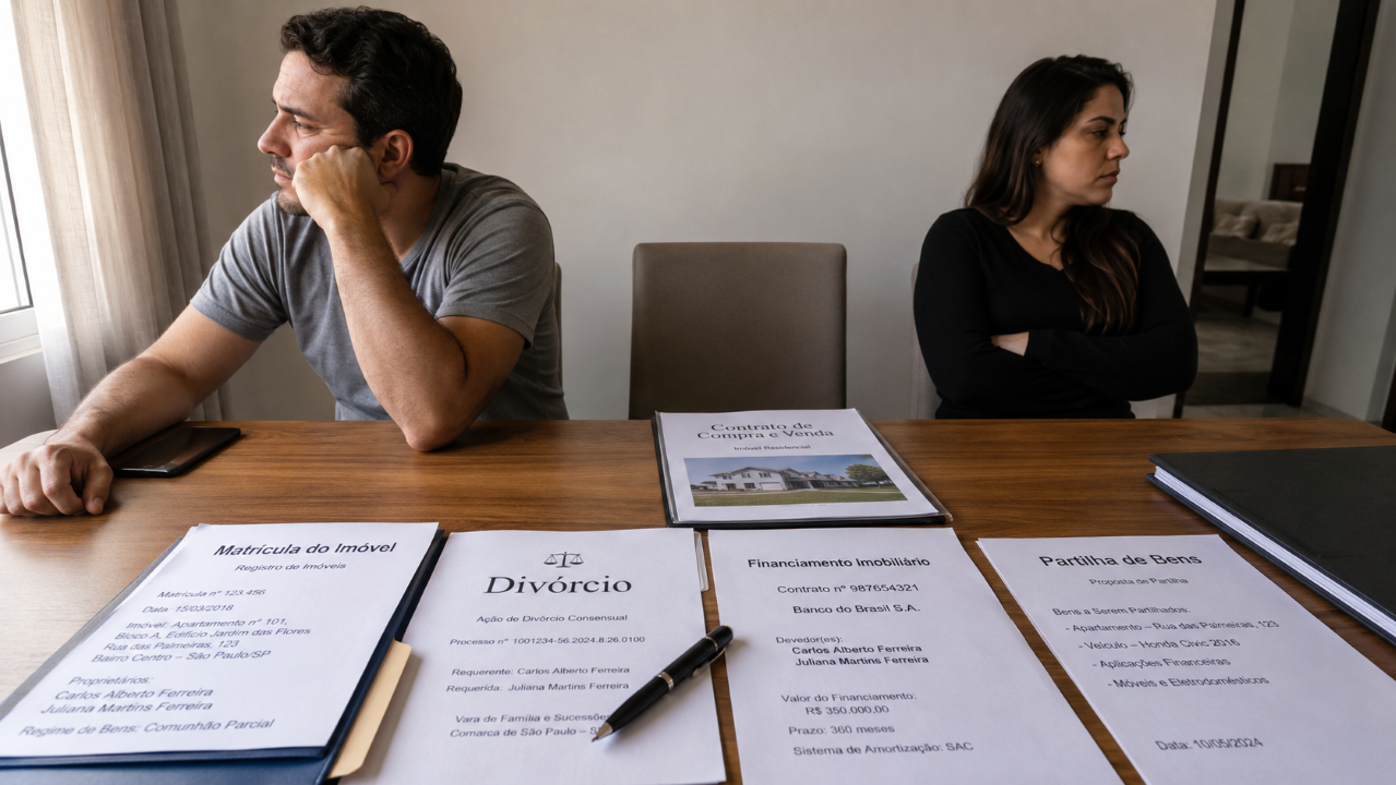 Já separados há anos? O detalhe no papel que ainda pode travar bens, banco e inventário