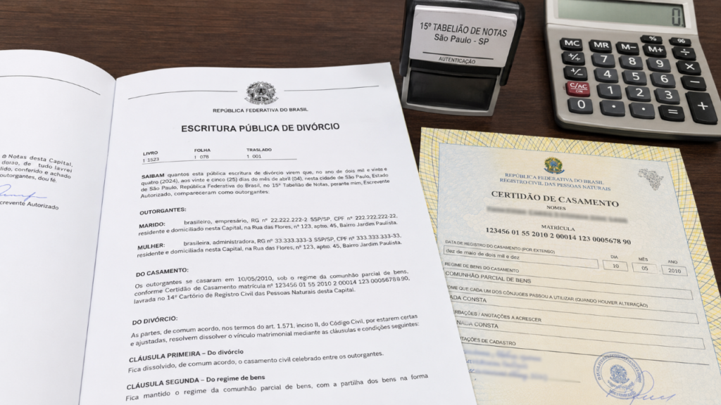 Divórcio sem advogado: a nova regra do cartório que resolve em 1 dia e custa menos de R$ 500