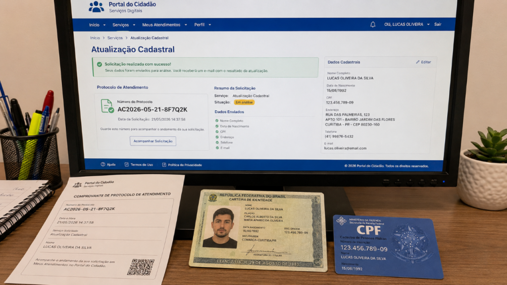 O erro no nome que parece pequeno, mas pode bloquear CPF, INSS, banco e até herança
