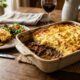 Esse escondidinho de carne seca com purê de batatas fica super cremoso, perfeito para servir no jantar de domingo