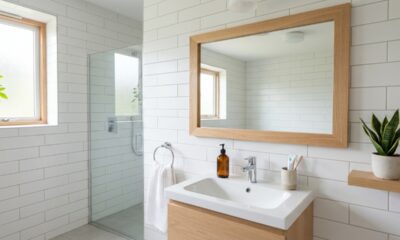 Moldura para espelho simples valoriza banheiro, quarto ou corredor gastando pouco