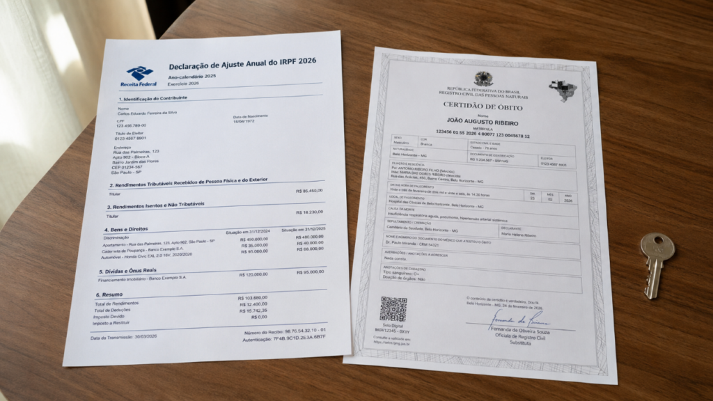 Declaração de espólio: o documento que a família esquece após a morte do contribuinte
