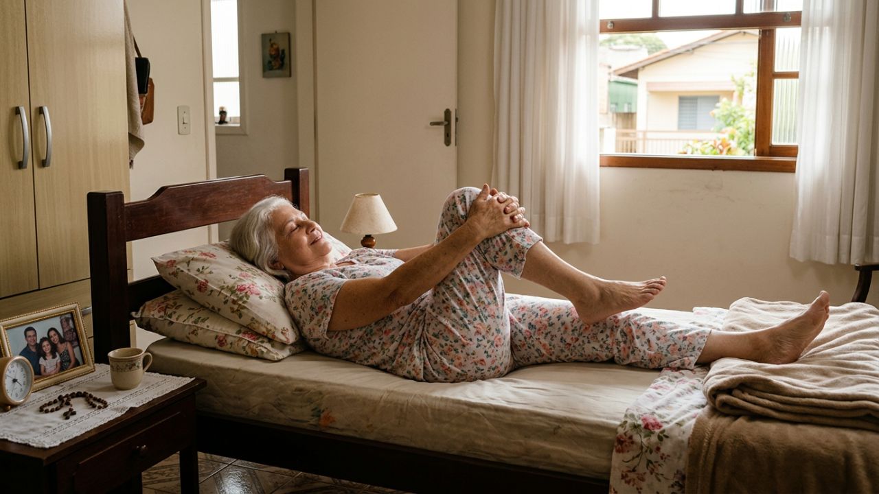 Esse movimento simples antes de levantar da cama está ajudando idosos a se sentirem mais soltos