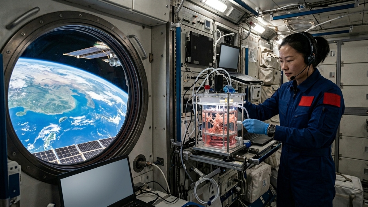 China envia estruturas semelhantes a embriões humanos para estação espacial Tiangong