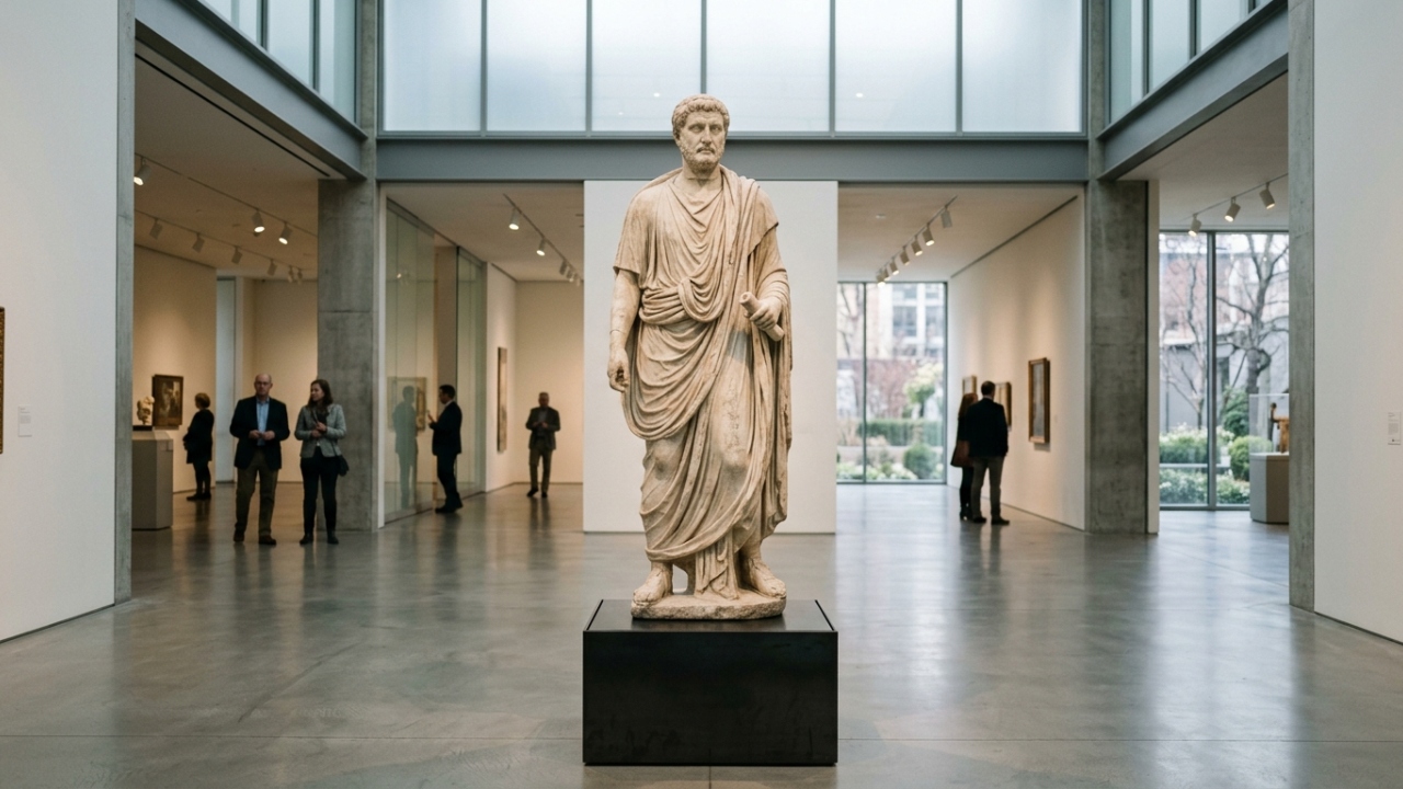 Uma estátua romana roubada ficou exposta em um museu americano por 58 anos. Até que uma pista bizarra a denunciou
