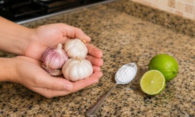 Experimente este truque viral e altamente eficaz para eliminar o cheiro de alho das mãos, revelado por um doutor em química
