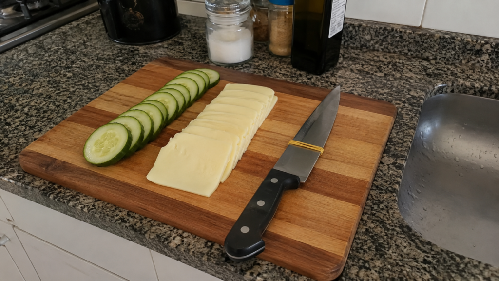 O truque do elástico na faca que facilita cortes e evita aquela bagunça chata na cozinha