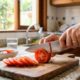 O truque do elástico na faca que facilita cortes e evita aquela bagunça chata na cozinha