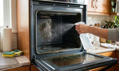 Borrifar vinagre no forno antes de limpá-lo: o que faz e por que é recomendado