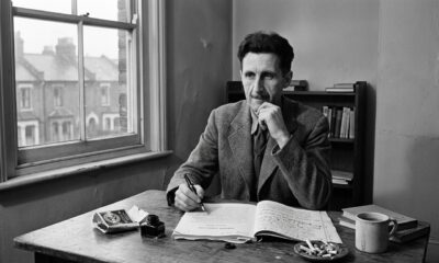 Citação do dia de George Orwell: "Se você amava alguém, você o amava, e quando não tinha mais nada para dar, você ainda lhe dava amor."