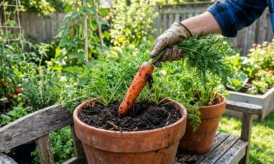 Como plantar cenoura em vaso fundo sem errar no crescimento da raiz