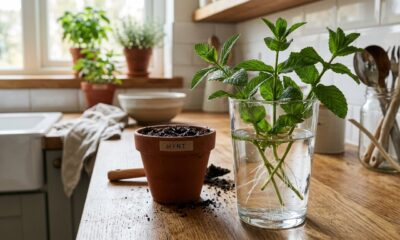 Como plantar hortelã com galhos e fazer a muda pegar mais rápido