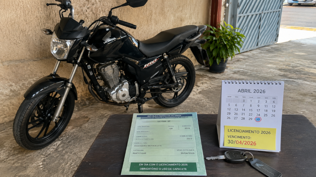 Transferência de moto em 2026: o detalhe que pode fazer o dono perder a isenção do IPVA
