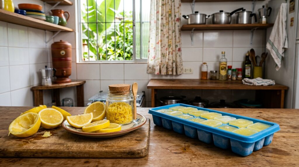 As autoridades recomendam não guardar limões na geladeira: o local mais seguro e higiênico da sua casa para armazená-los é...