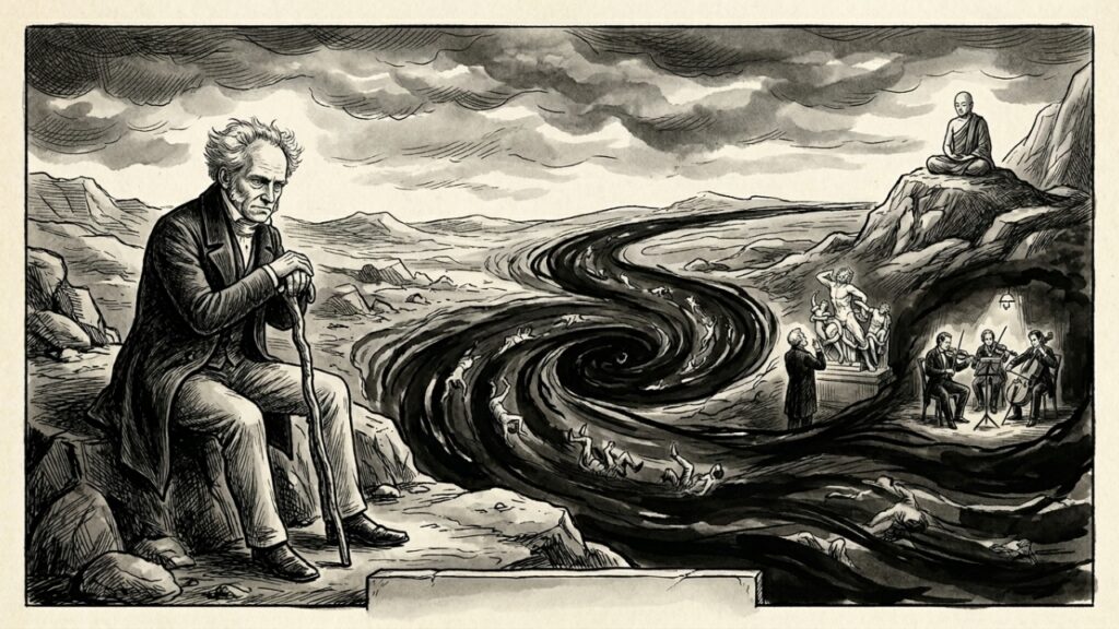 Arthur Schopenhauer, filósofo alemão famoso por sua visão de mundo pessimista: “Uma das maiores liberdades é não ter que agradar a ninguém.”