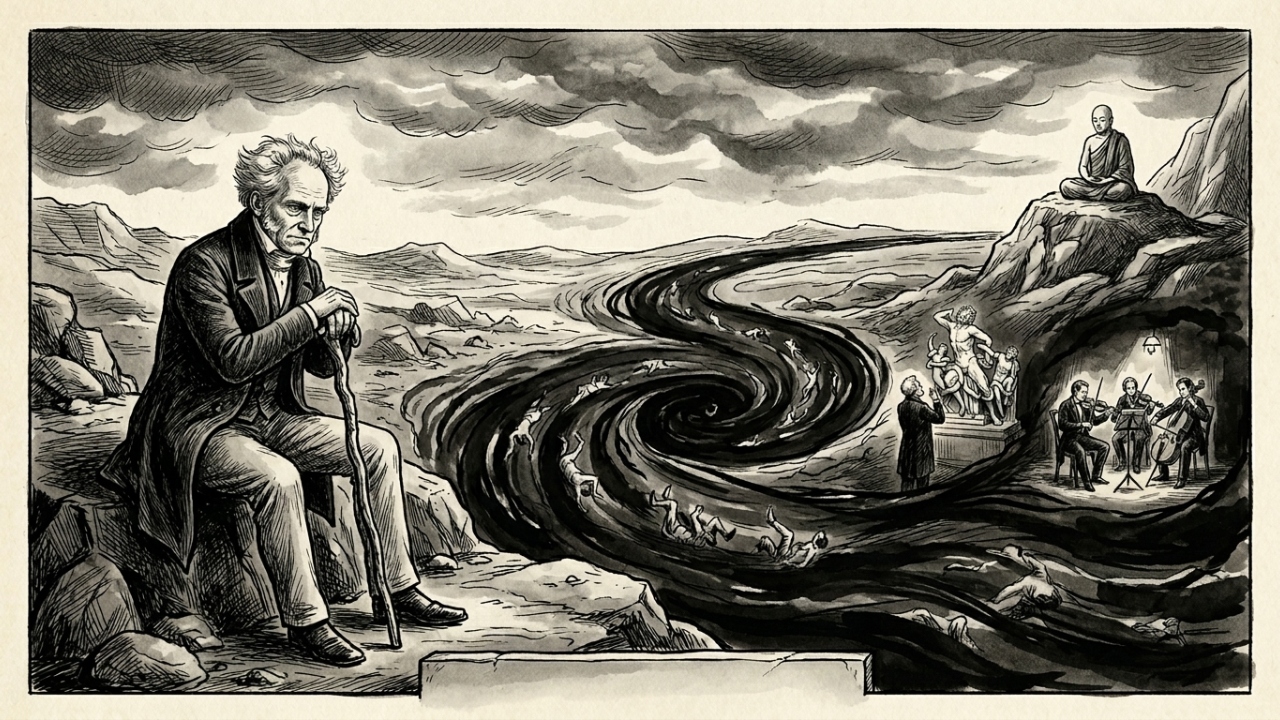 Arthur Schopenhauer, filósofo alemão famoso por sua visão de mundo pessimista: “Uma das maiores liberdades é não ter que agradar a ninguém.”