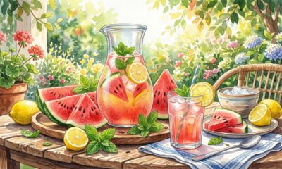 O suco de melancia com limão é refrescante, mas muita gente erra no preparo simples