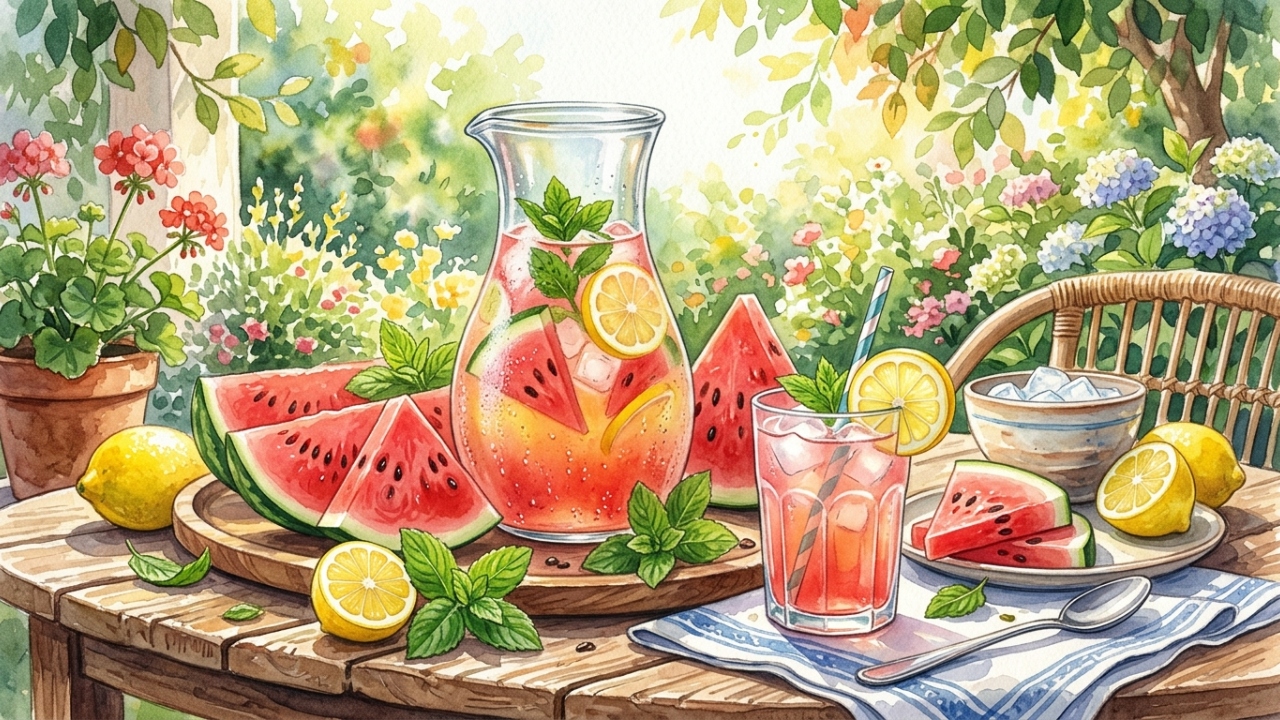 O suco de melancia com limão é refrescante, mas muita gente erra no preparo simples