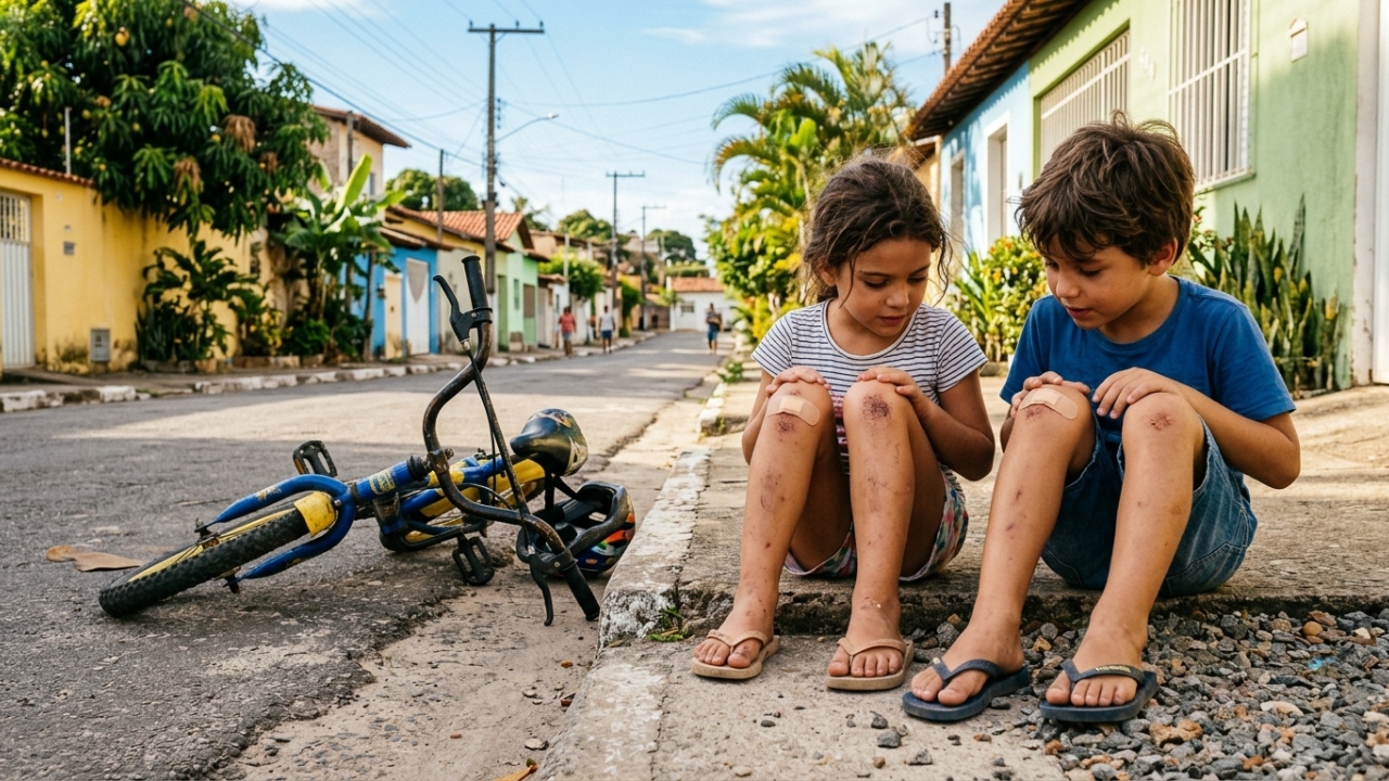 Se você lembra dos joelhos ralados, sua infância teve rua, aventura e coragem