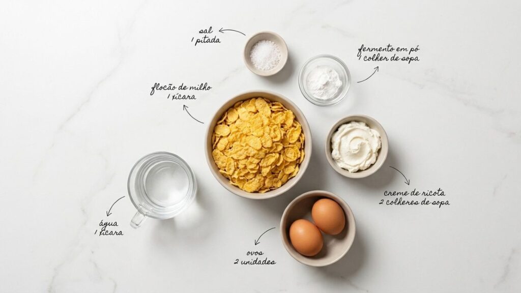 Substitua o pão francês no café por esse pão de milho rápido feito na airfryer em 15 minutos