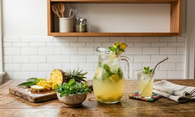 Abacaxi com hortelã virou clássico por um motivo que vai muito além do sabor refrescante