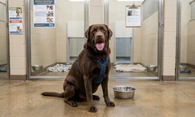 Labrador é devolvido ao abrigo por ser “grande demais” e comove ao continuar buscando abraços