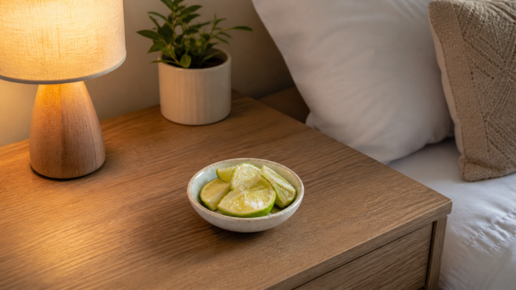 Como deixar o quarto mais fresco à noite usando apenas limão e alguns cuidados simples