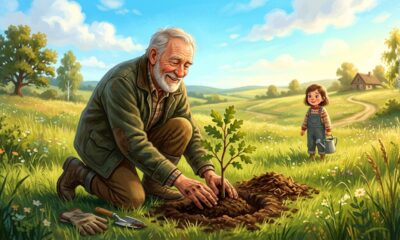 Provérbio chinês: quem planta uma árvore aos 70 não o faz por si, mas por quem ainda vai chegar