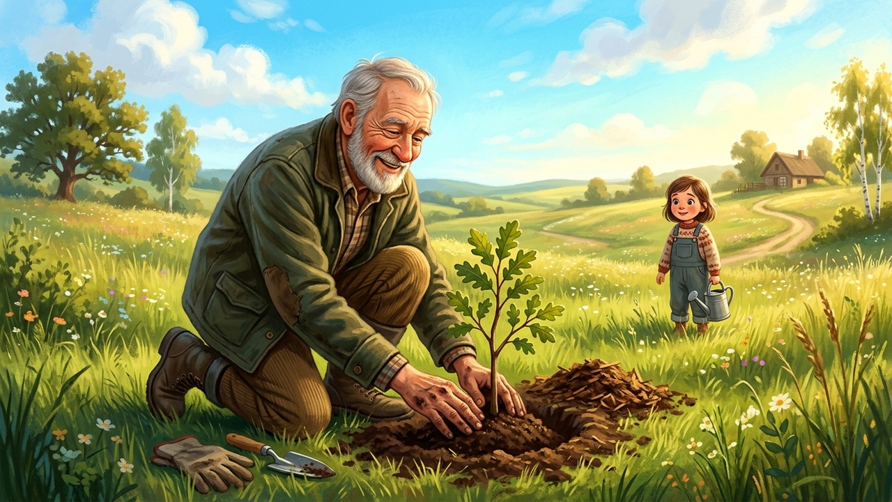 Provérbio chinês: quem planta uma árvore aos 70 não o faz por si, mas por quem ainda vai chegar