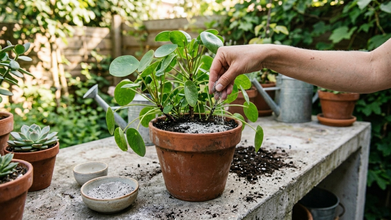 Cinza de madeira nas plantas pode virar adubo, mas exige cuidado antes de espalhar no vaso