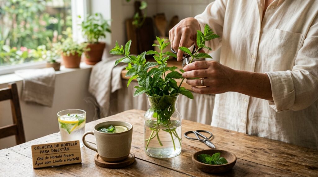 Essa planta é fácil de cultivar, folha aromática rica em antioxidantes que ajuda na digestão cresce até na janela da cozinha
