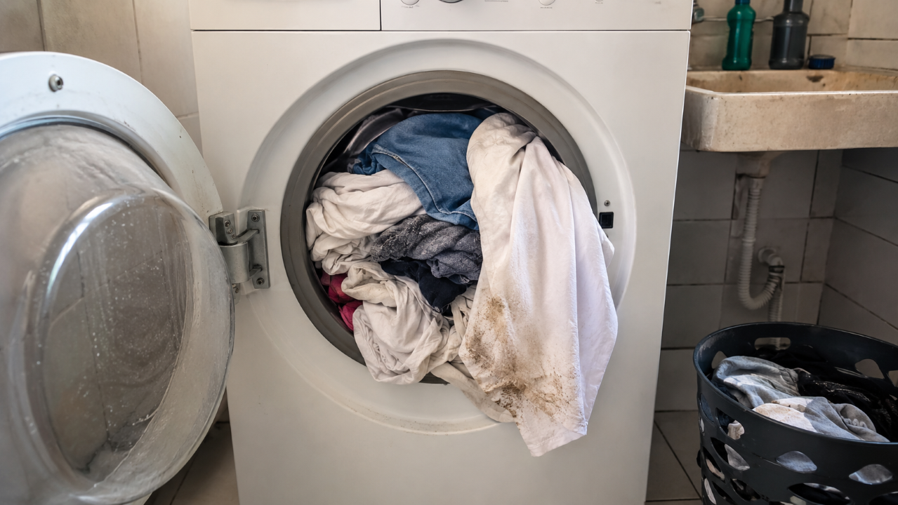 Roupas sujas depois da lavagem? A culpa pode estar no jeito de carregar a máquina