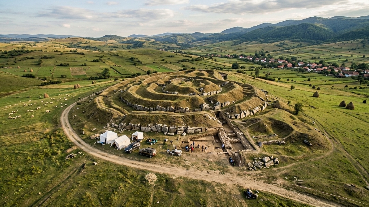 Megaestrutura pré-histórica encontrada na Romênia intriga arqueólogos
