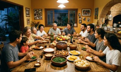 Reuniões em família de antigamente deixavam a casa cheia e hoje fazem muita falta