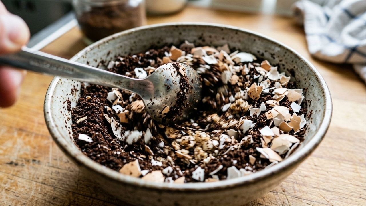 Misturar borra de café com casca de ovo: para que serve e por que jardineiros usam toda semana