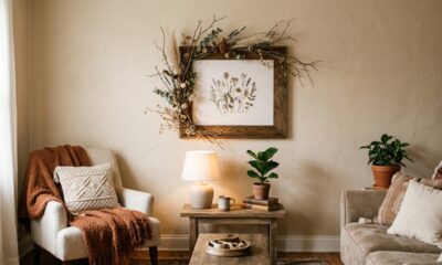 Como transformar galhos secos e molduras em decoração boho chique para sua casa