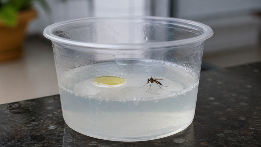 Adeus mosquito na cozinha: o truque caseiro que ajuda, mas precisa vir com limpeza do ambiente