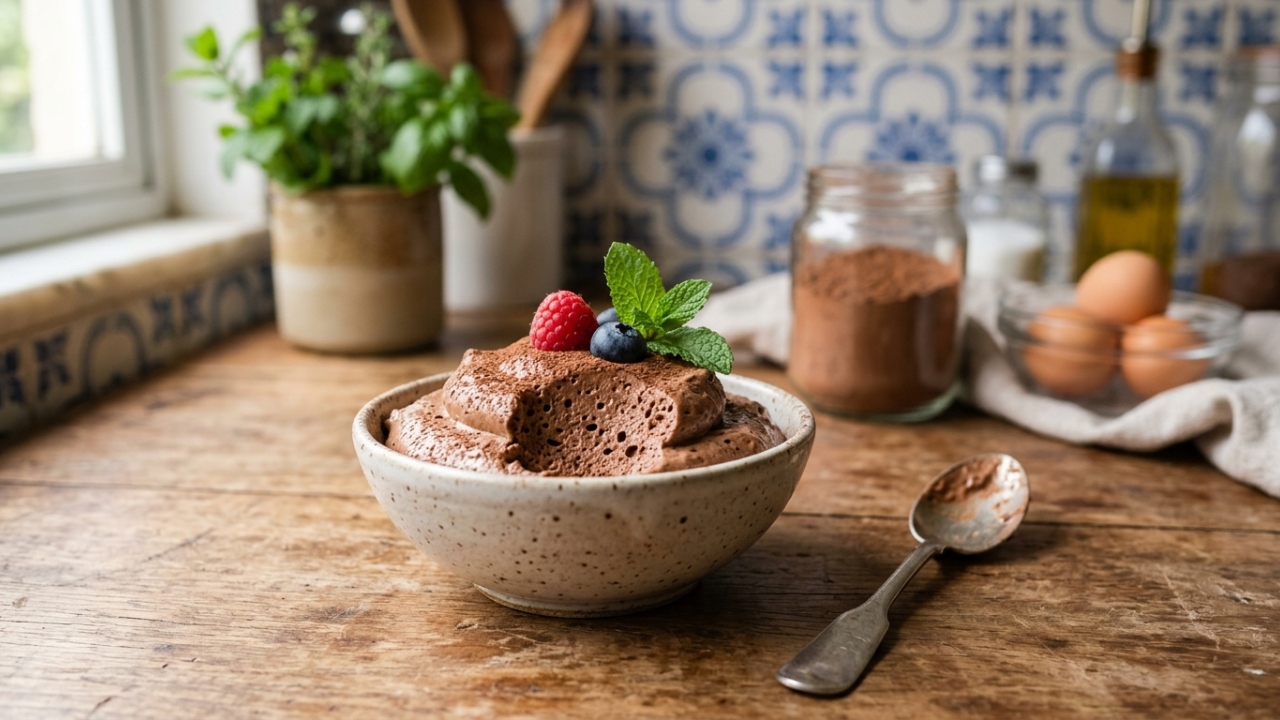 Essa mousse sem creme de leite e com poucos ingredientes fica perfeita para variar a sobremesa