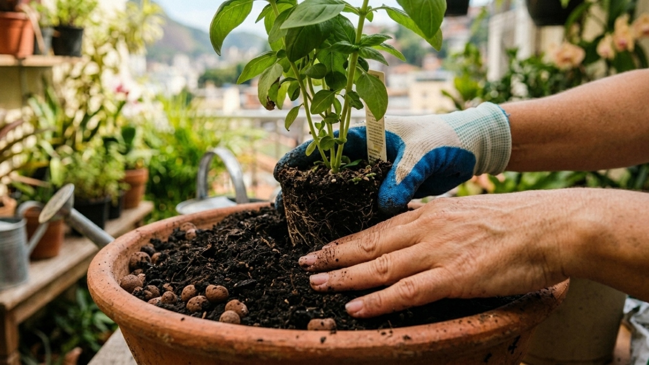 Antes de plantar muda no vaso, esse cuidado simples decide se ela pega ou enfraquece rápido