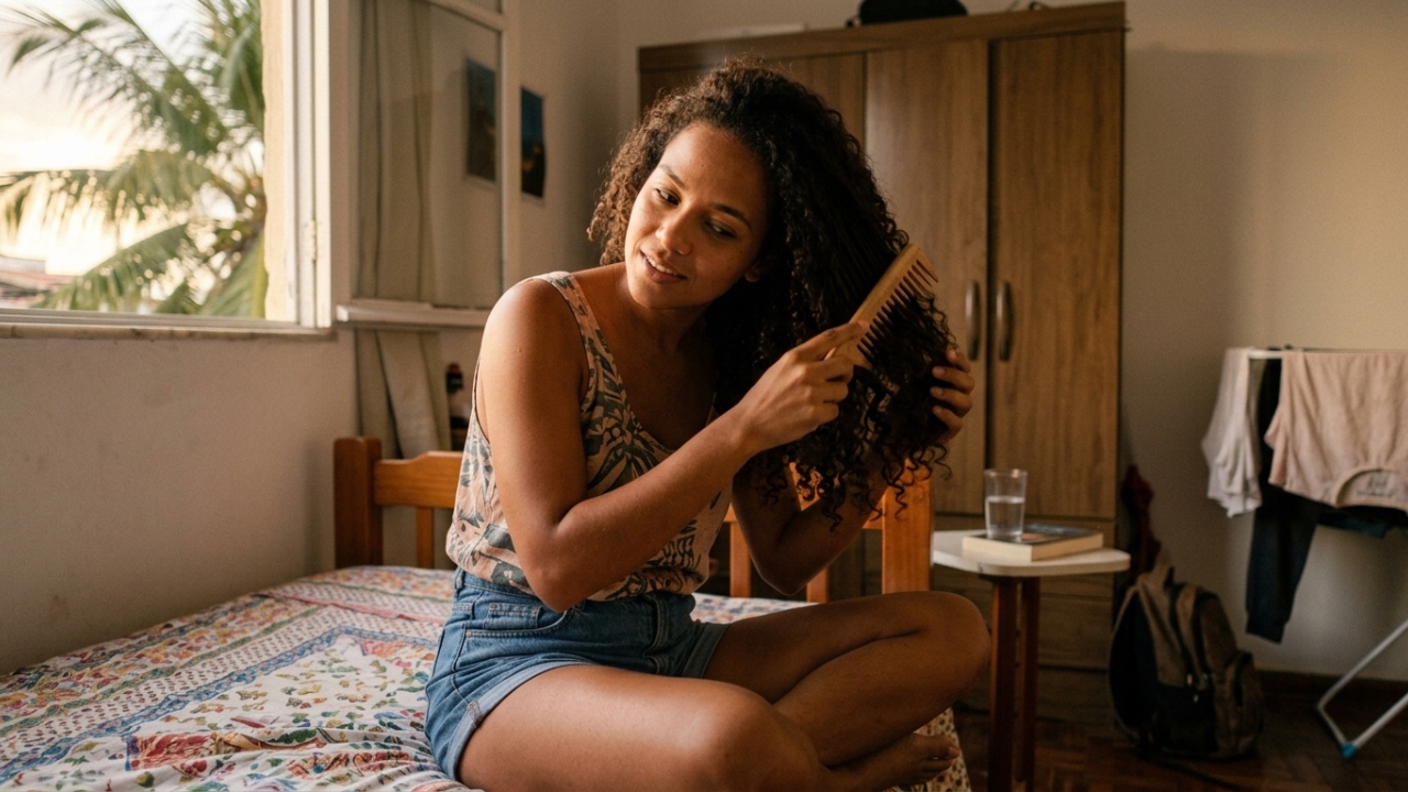 5 cuidados matinais que ajudam o cabelo a parecer mais alinhado