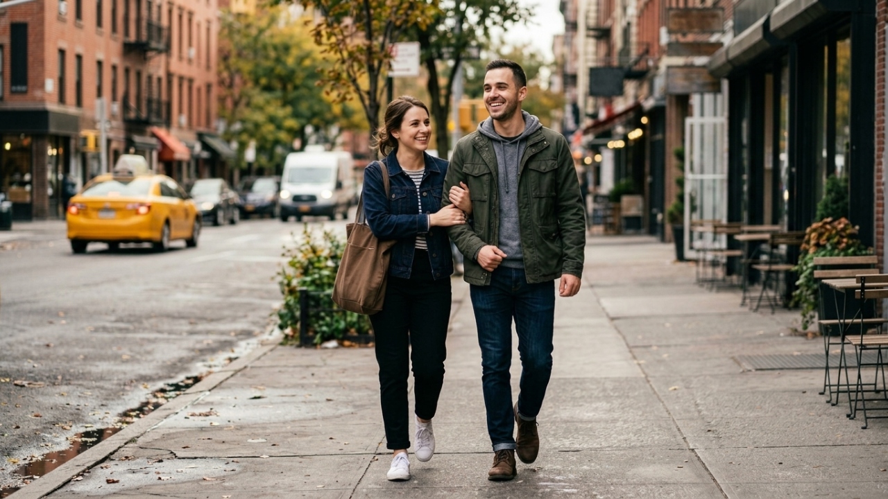 O que significa uma mulher andar segurando o braço de um homem, segundo a psicologia