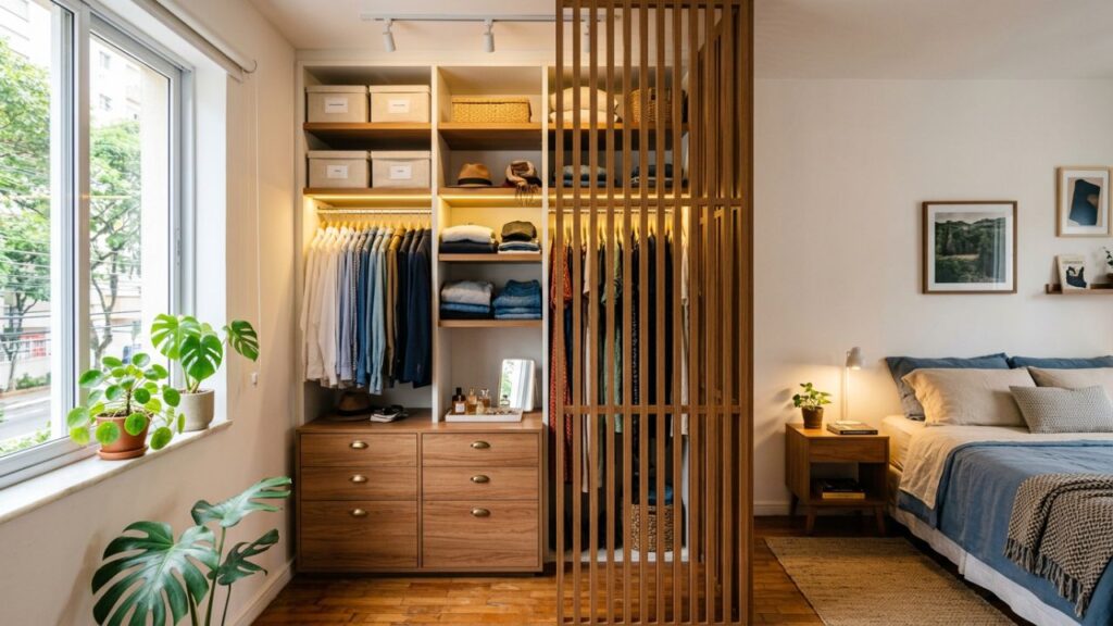 Adeus ao guarda-roupa tradicional: a tendência de 2026 que permite ter um closet mesmo em quartos pequenos