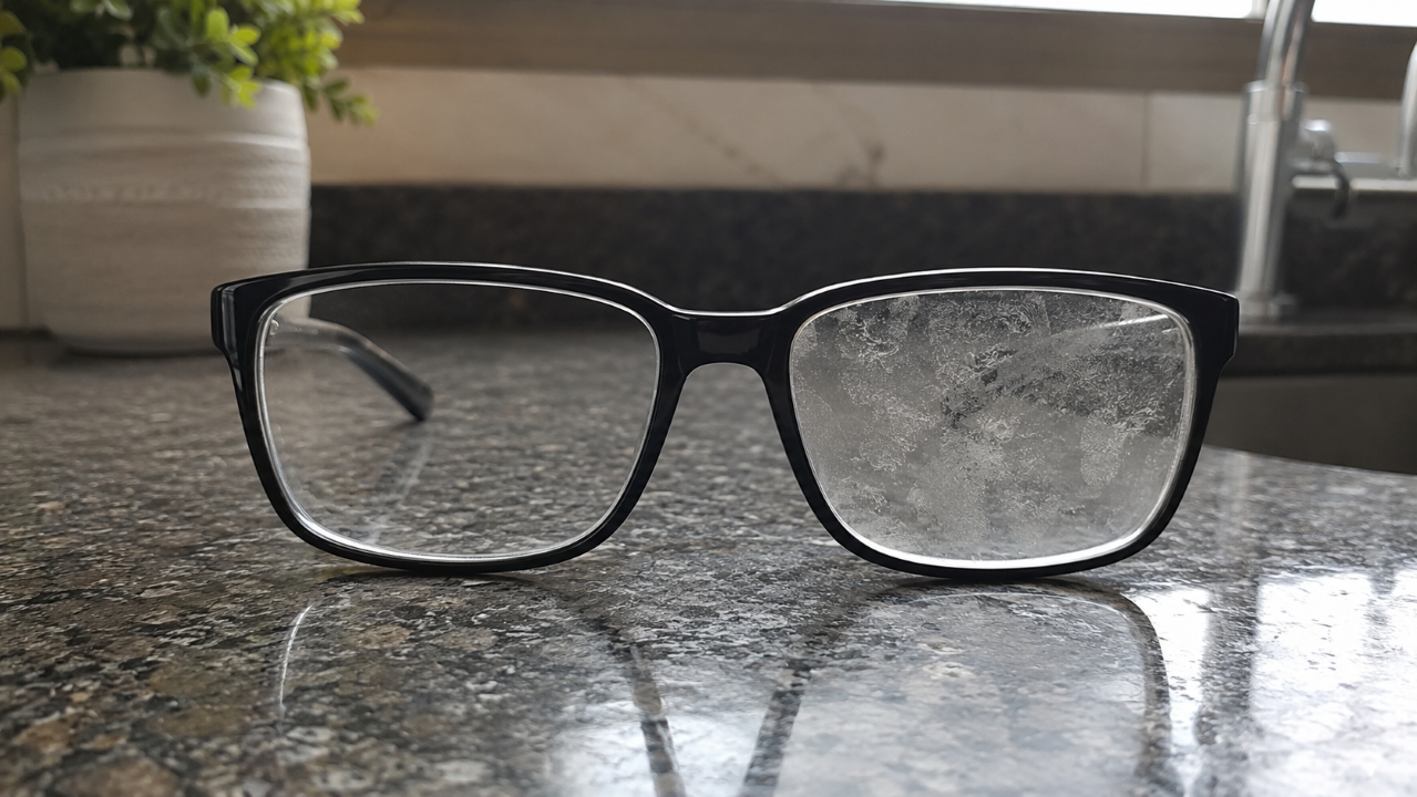 O erro comum ao limpar óculos que deixa as lentes embaçadas mesmo depois de passar a flanela