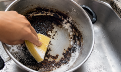 O truque barato que ajuda a soltar crosta de panela queimada sem química pesada na cozinha
