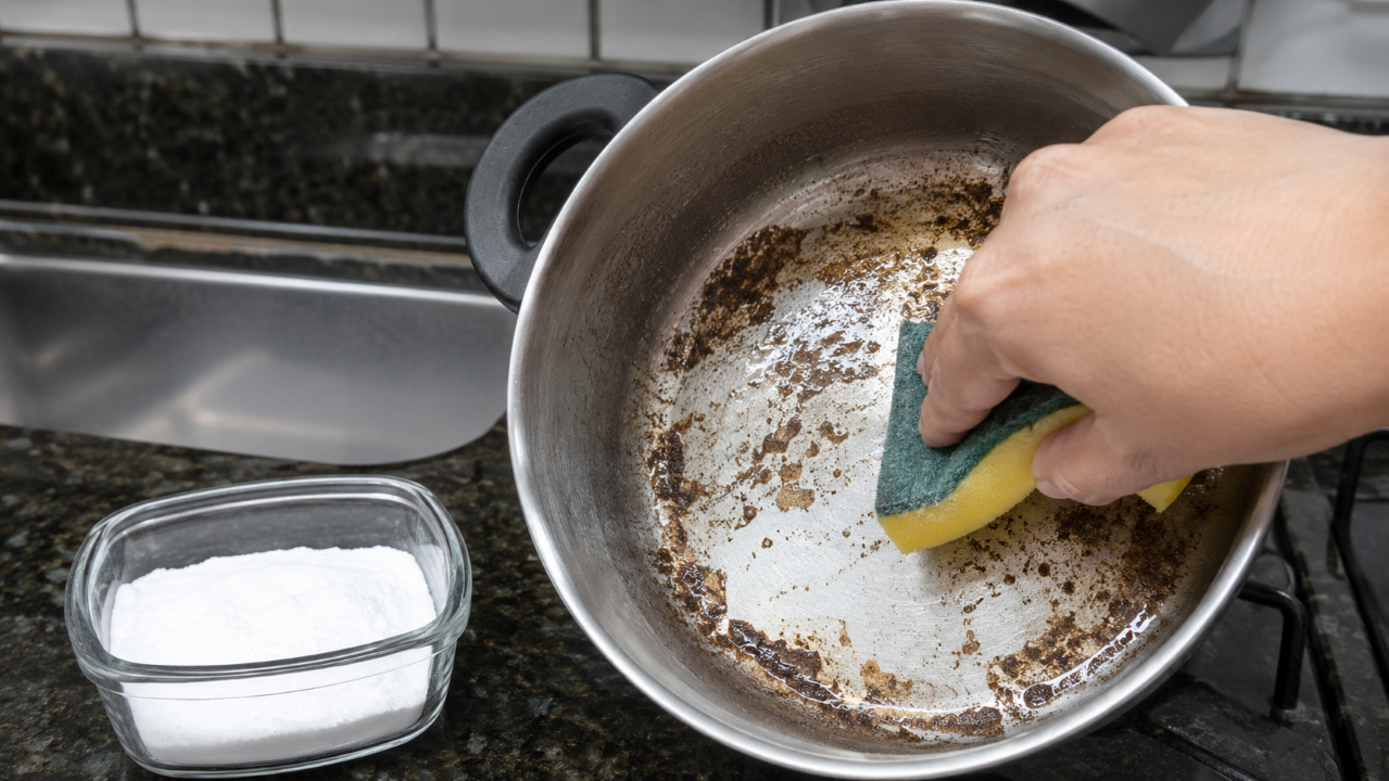 Adeus panela queimada: esse método simples de avó solta a sujeira sem esforço exagerado