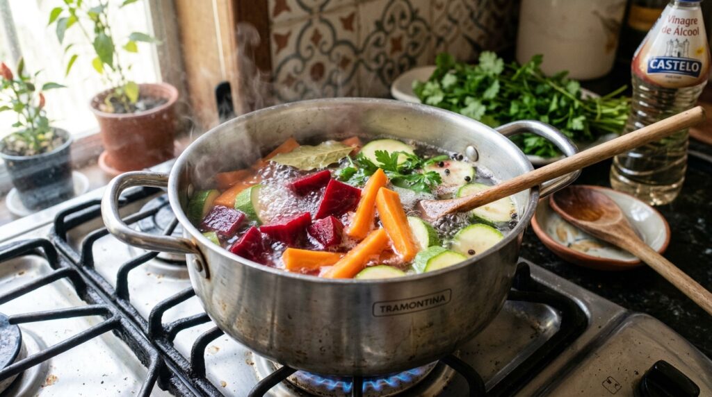 Colocar vinagre na água do cozimento dos legumes: para que serve e quando fazer