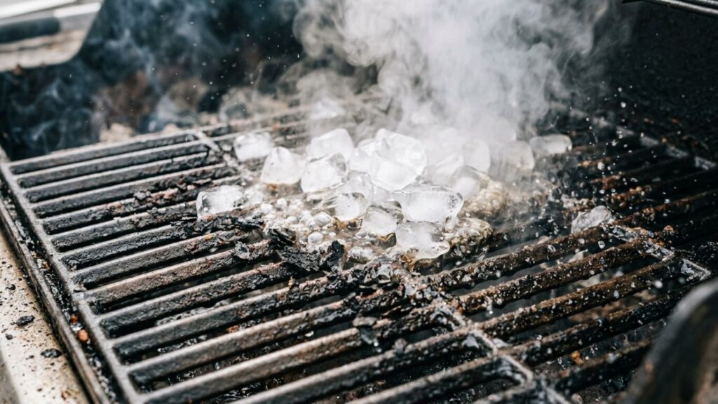 Esfregar gelo na grelha antes de fazer churrasco: para que serve e por que cada vez mais pessoas estão fazendo isso